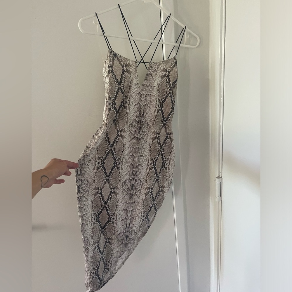 Party Skin Print Dress